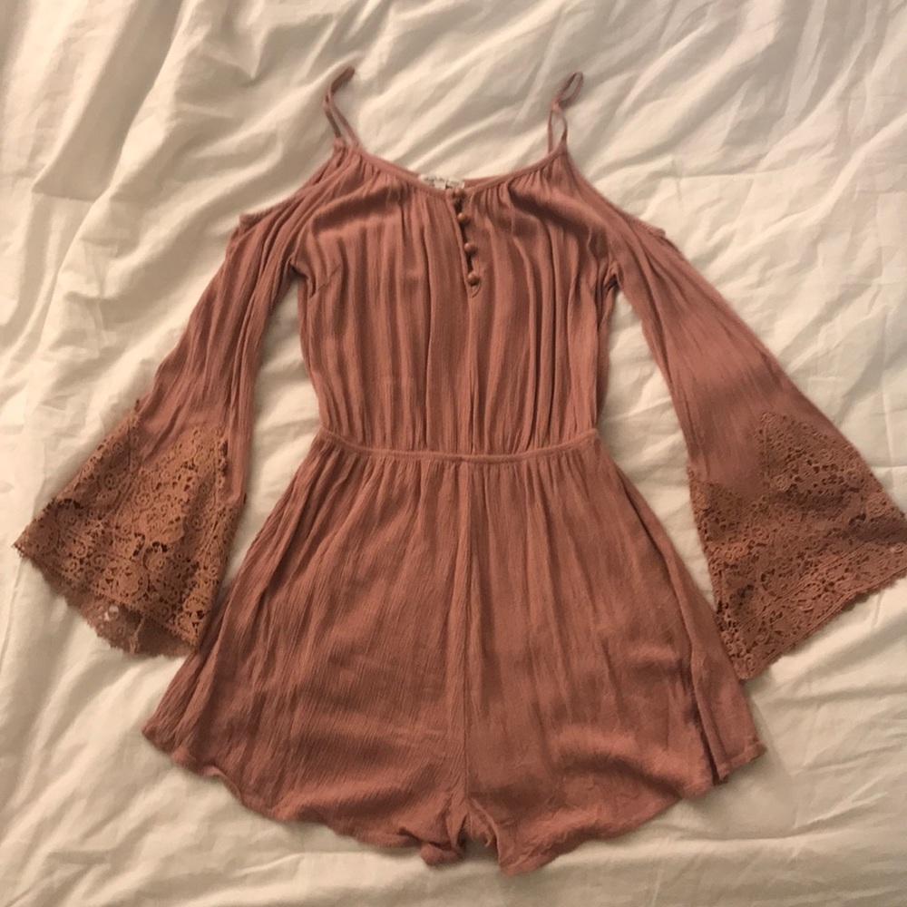 Rose Long Sleeve Romper